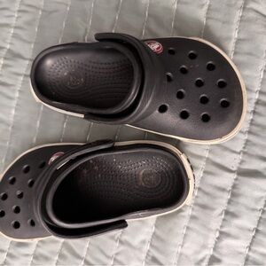 Kids Black Crocs. Free shipping W/ full price payment.